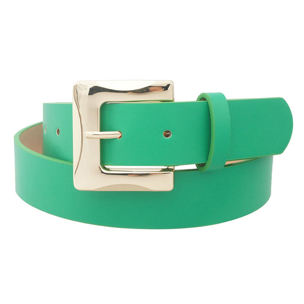 PLUS SIZE RECTANGLE BUCKLE BELT