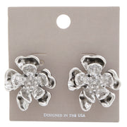 FLOWER METAL EARRING